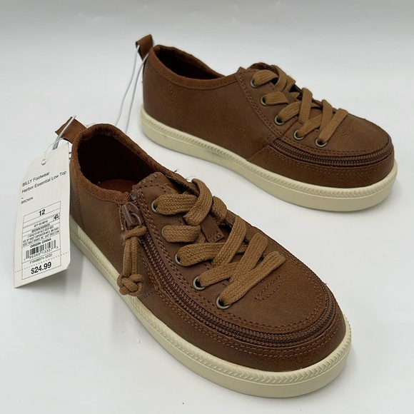Other - NWT Billy Footwear Harbor Essential Low Top Brown Sneakers Size 12